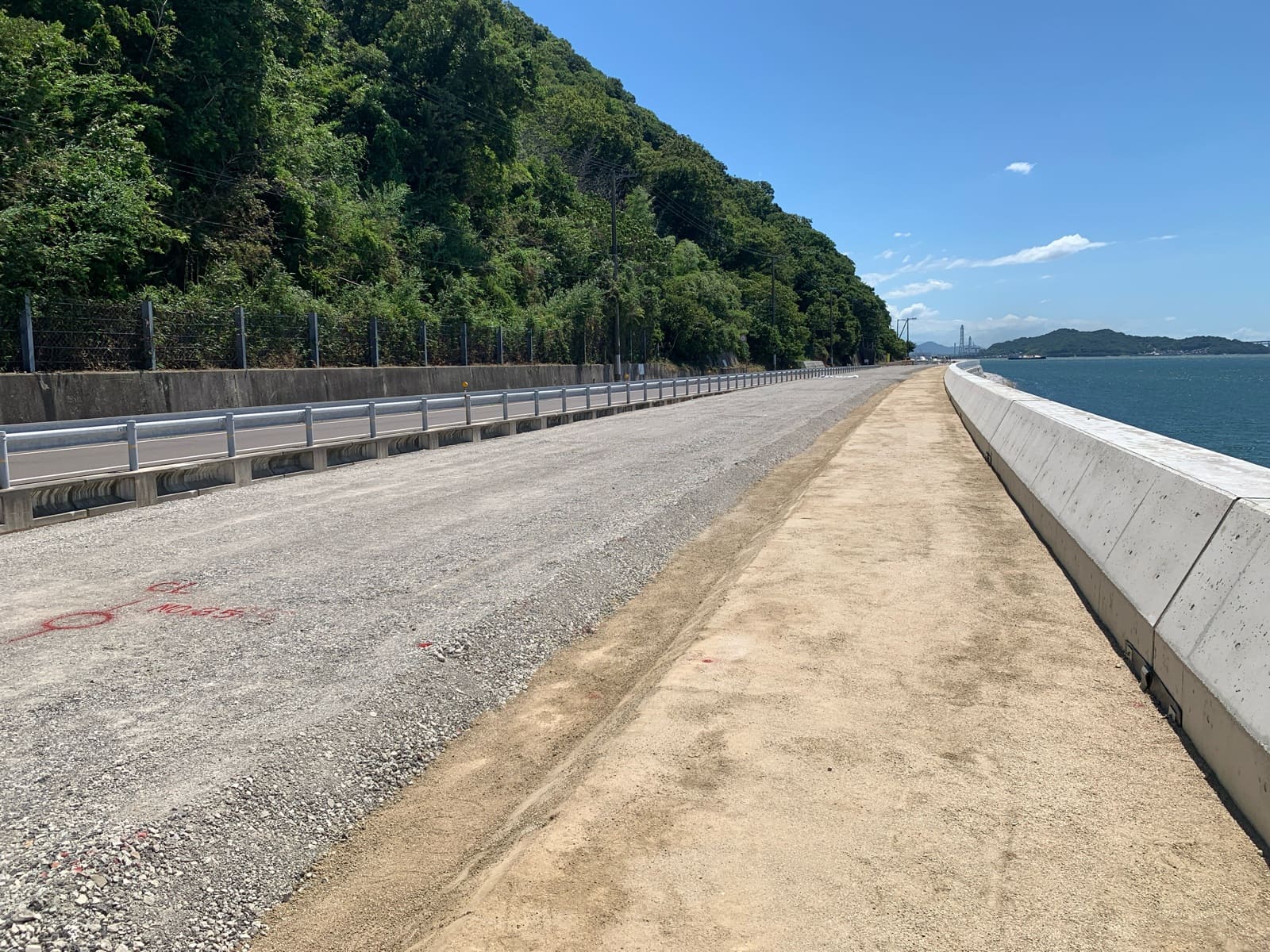 （土砂災害対策事業）県道高松王越坂出線（乃生工区）道路整備工事（第１工区）/重成土建